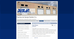 Desktop Screenshot of dublan.es